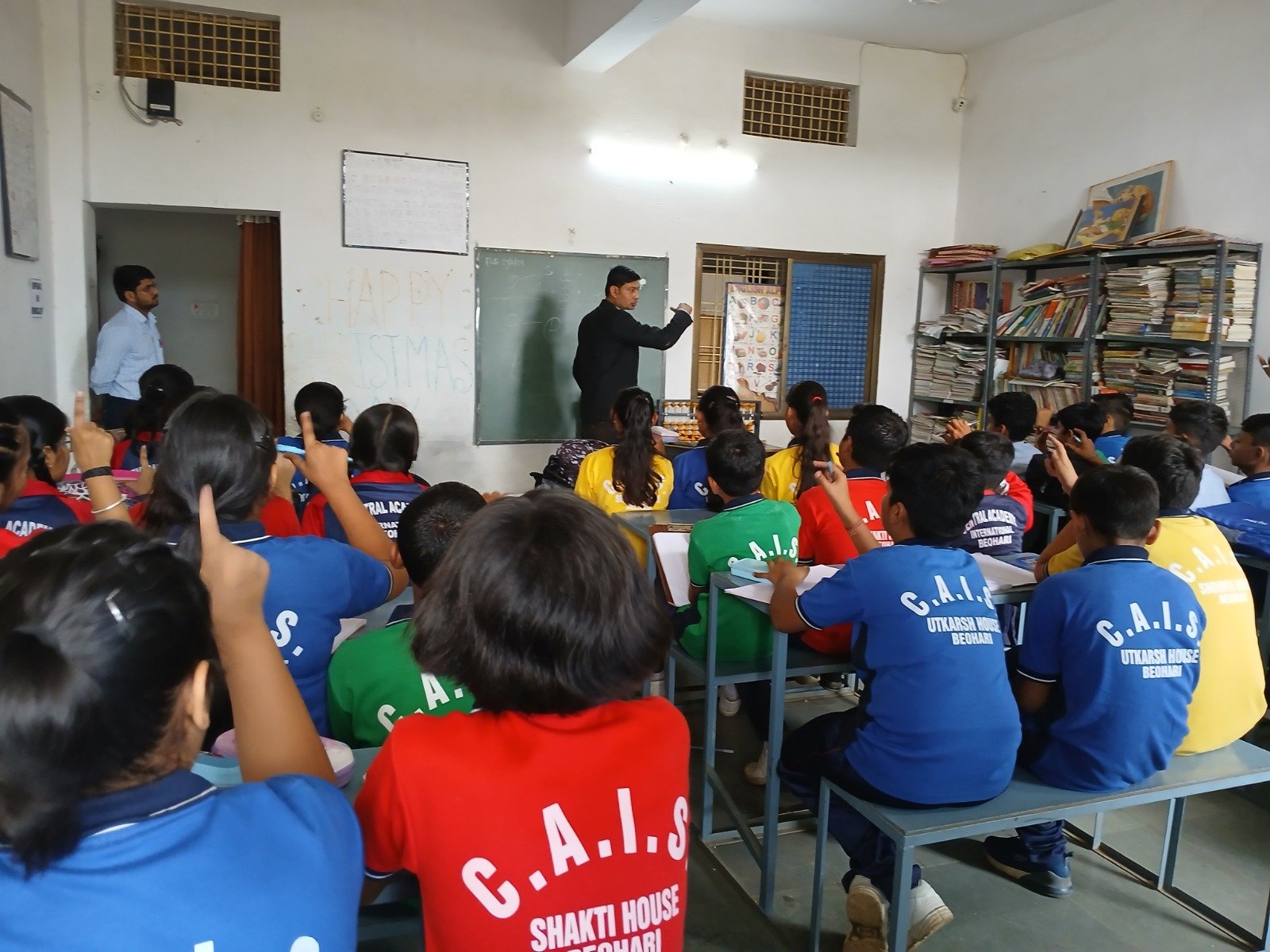 Abacus session in a partner school